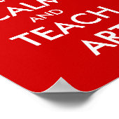 Educatief poster | Kalm houden en onderwijzen (Hoek)