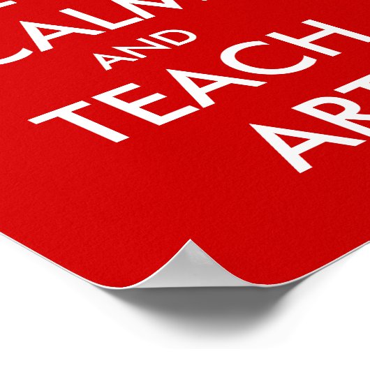 Educatief poster | Kalm houden en onderwijzen (Hoek)