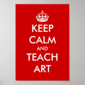 Educatief poster | Kalm houden en onderwijzen (Voorkant)