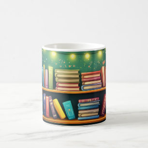 Educatieve decoratie met terug naar school-thema m koffiemok
