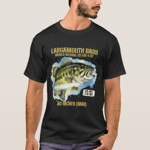 Educatieve Grote Baars Overzicht met Helder V T-shirt