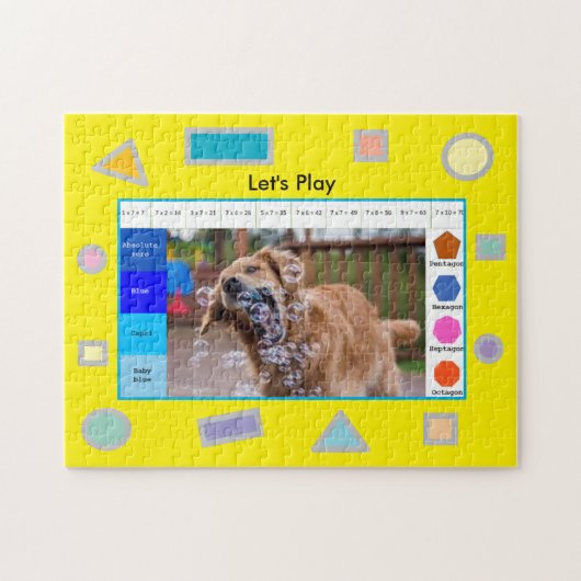 Educatieve hondenpuzzel om je Kinderen slimmer te  Legpuzzel (Horizontaal)