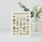 Educatieve kaart voor soorten vogels (Staand voorkant)