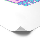 Educatieve klok Poster, vertellen van de tijd 2 Poster (Hoek)