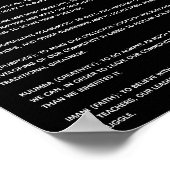 Educatieve KWANZAA Poster 7 Principes, Symbolen (Hoek)