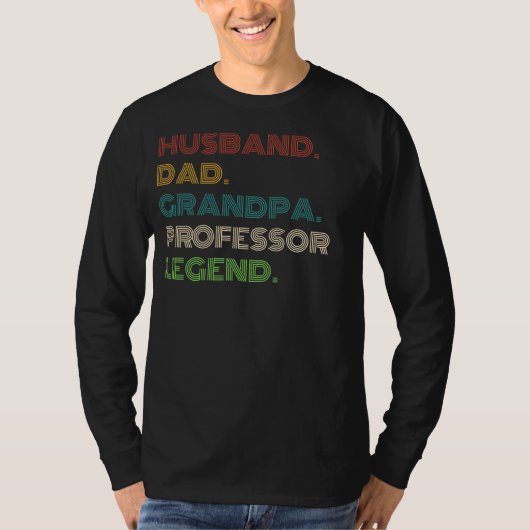 Educatieve legende: echtgenoot, vader, opa - grapp t-shirt (Voorkant)