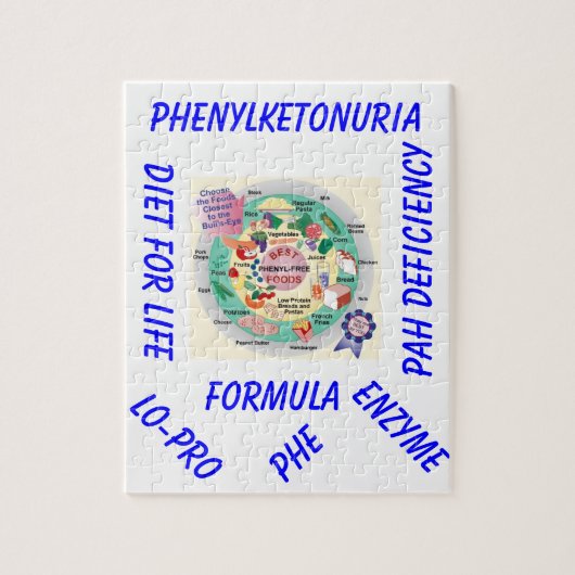 educatieve pku - bewustmakingspuzzel legpuzzel (Verticaal)