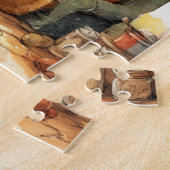 Educatieve teddybeer thema activiteit legpuzzel (Zijkant)