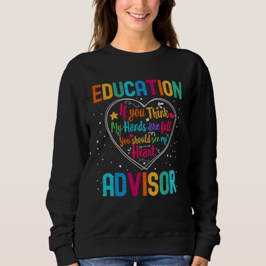 Education Advisor Appreciation Week Back to School Trui (Voorkant)