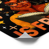 Education Is Dom Black Teacher Books Black History Poster (Hoek)