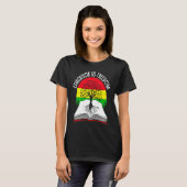 Education Is Freedom African American Black Histor T-shirt (Voorkant volledig)