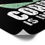 Education is Important But Cornhole Is Importanter Poster (Hoek)