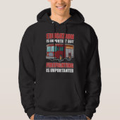 Education is Important But Firefighting Is Importa Hoodie (Voorkant)