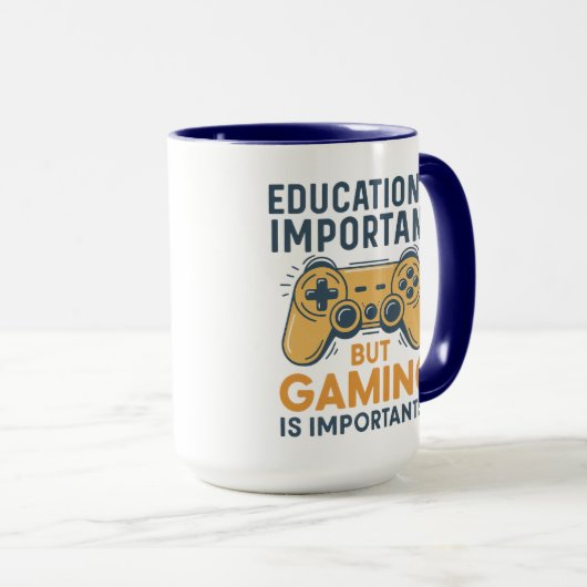 Education Is Important but Gaming Is Importanter Mok (Voorkant rechts)