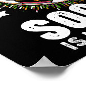 Education is Important But Soccer Is Importanter Poster (Hoek)