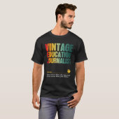 Education Journalist Appreciation Week Back to Sch T-shirt (Voorkant volledig)