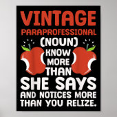 Education Pride Paraprofessional Definition  Poster (Voorkant)