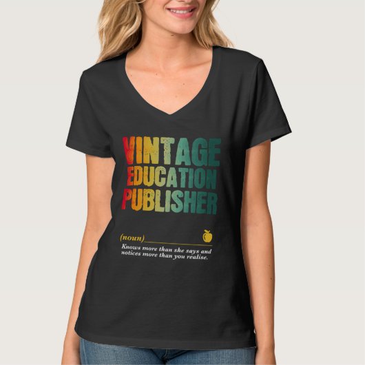 Education Publisher Appreciation Week Back to Scho T-shirt (Voorkant)