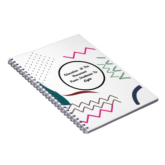 Education Quote Notitieboek (Rechterzijde)