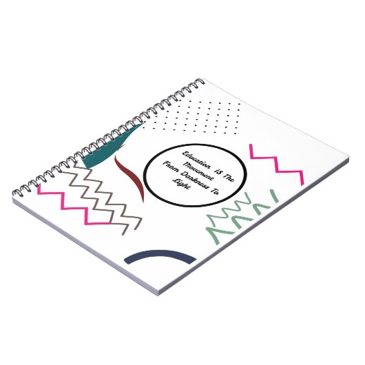 Education Quote Notitieboek (Linkerzijde)