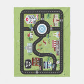 Educational Blanket My City Fleece Deken (Voorkant)