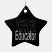 Educator Extraordinaire Keramisch Ornament (Voorkant)