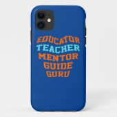 EDUCATOR-LERENMENTOR GURU Case-Mate iPhone CASE (Achterkant)