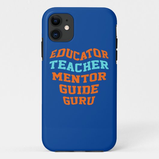 EDUCATOR-LERENMENTOR GURU Case-Mate iPhone CASE (Achterkant)