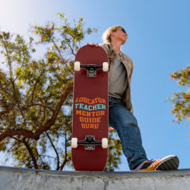EDUCATOR-LERENMENTOR GURU PERSOONLIJK SKATEBOARD