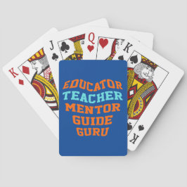 EDUCATOR-LERENMENTOR GURU POKERKAARTEN