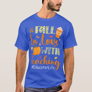 Educator Life Herfst in liefde voor het onderwijs T-shirt