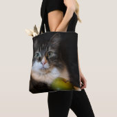 Educator met Canvas tas van de Hoogte (Dichtbij)