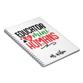Educator of Mini Humans Notebook – Funny Teacher  Notitieboek (Rechterzijde)