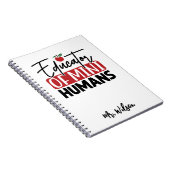 Educator of Mini Humans Notebook – Funny Teacher Notitieboek (Rechterzijde)