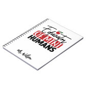 Educator of Mini Humans Notebook – Funny Teacher Notitieboek (Linkerzijde)