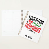 Educator of Mini Humans Notebook – Funny Teacher  Planner (Display)