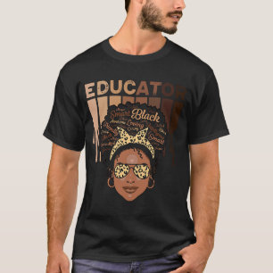 Educator Smart Black Magic Caring Prachtige liefhe T-shirt