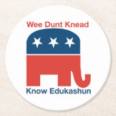 Edukashun - Ronde Onderzetters (Voorkant)