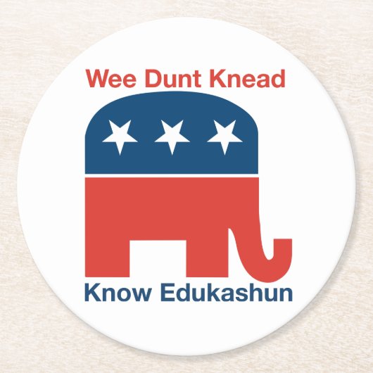 Edukashun - Ronde Onderzetters (Voorkant)