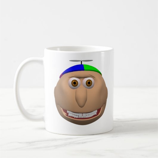 EdukayFUN Johnny en Papa hoofden mok (Links)