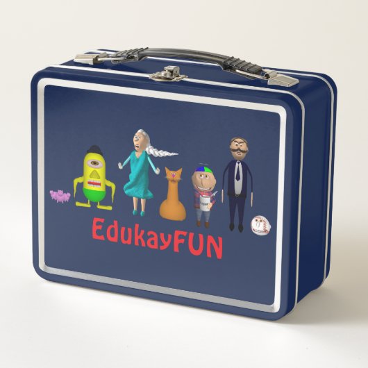 EdukayFUN Lunchbox (Met Johnny, Papa & meer) (Voorkant)