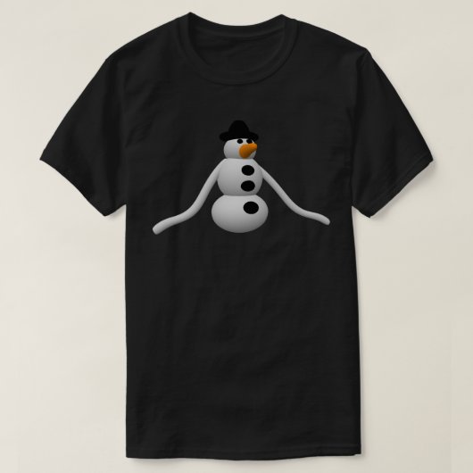 EdukayFUN sneeuwman T-shirt (Design voorkant)