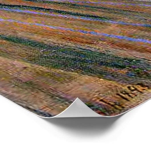 Edvar Munch - De Schreeuw Poster (Hoek)