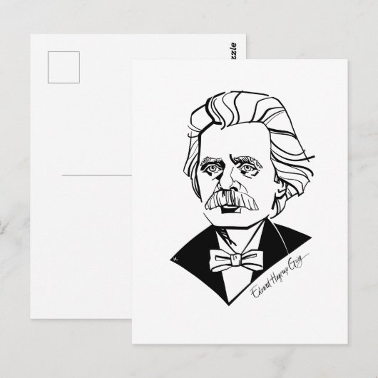 Edvard Grieg Briefkaart (Voorkant / Achterkant)