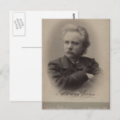 Edvard Grieg Briefkaart (Voorkant / Achterkant)