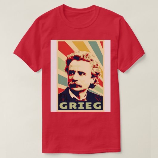 Edvard Grieg  Kleuren T-shirt (Design voorkant)
