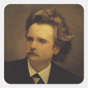 Edvard Hagerup Grieg Vierkante Sticker