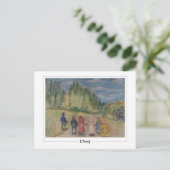 Edvard Munch #11 - Kunst Briefkaart (Staand voorkant)