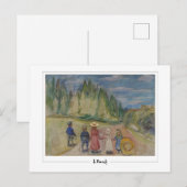 Edvard Munch #11 - Kunst Briefkaart (Voorkant / Achterkant)