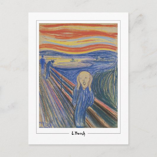 Edvard Munch #123-2 - Kunst Briefkaart (Voorkant)